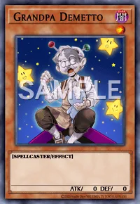 Grandpa Demetto, Yu-Gi-Oh! card, DARK