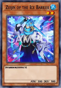 Zuijin of the Ice Barrier, Yu-Gi-Oh! card, WATER