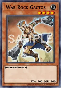 War Rock Gactos, Yu-Gi-Oh! card, EARTH
