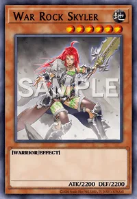 War Rock Skyler, Yu-Gi-Oh! card, EARTH