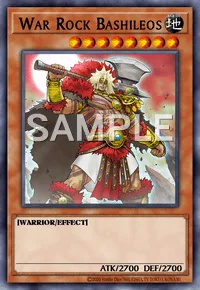 War Rock Bashileos, Yu-Gi-Oh! card, EARTH