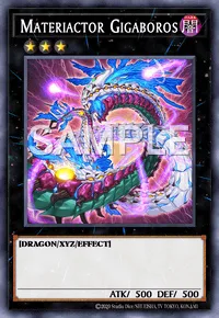 Materiactor Gigaboros, Yu-Gi-Oh! card, DARK