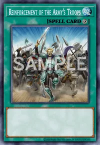 Reinforcement of the Army's Troops, Yu-Gi-Oh! card, SPELL