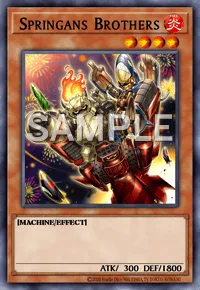 Springans Brothers, Yu-Gi-Oh! card, FIRE