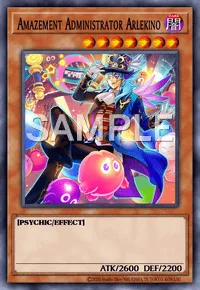 Amazement Administrator Arlekino, Yu-Gi-Oh! card, DARK
