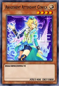 Amazement Attendant Comica, Yu-Gi-Oh! card, LIGHT