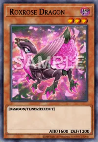 Roxrose Dragon, Yu-Gi-Oh! card, DARK
