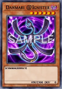 Danmari @Ignister, Yu-Gi-Oh! card, DARK