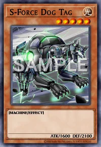 S-Force Dog Tag, Yu-Gi-Oh! card, LIGHT