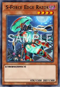 S-Force Edge Razor, Yu-Gi-Oh! card, DARK