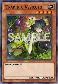 Traptrix Vesiculo, Yu-Gi-Oh! card, EARTH