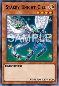 Starry Knight Ciel, Yu-Gi-Oh! card, LIGHT