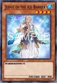 Judge of the Ice Barrier, Yu-Gi-Oh! card, WATER