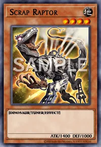 Scrap Raptor, Yu-Gi-Oh! card, EARTH