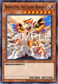 Bahalutiya, the Grand Radiance, Yu-Gi-Oh! card, LIGHT