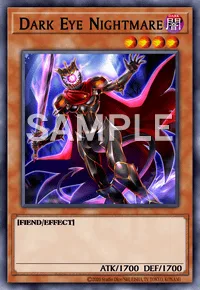 Dark Eye Nightmare, Yu-Gi-Oh! card, DARK
