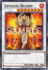 Lavalval Exlord, Yu-Gi-Oh! card, FIRE