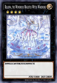 Rilliona, the Wondrous Magistus Witch Wardrobe, Yu-Gi-Oh! card, LIGHT
