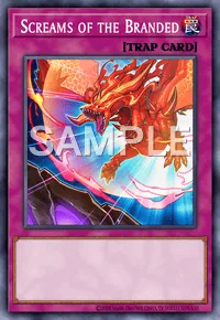 Screams of the Branded, Yu-Gi-Oh! card, TRAP
