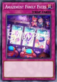 Amazement Family Faces, Yu-Gi-Oh! card, TRAP