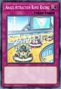 Amaze Attraction Rapid Racing, Yu-Gi-Oh! card, TRAP