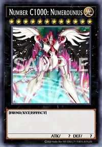 Number C1000: Numerounius, Yu-Gi-Oh! card, LIGHT
