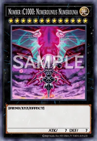 Number iC1000: Numerounius Numerounia, Yu-Gi-Oh! card, LIGHT
