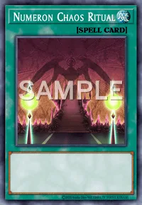 Numeron Chaos Ritual, Yu-Gi-Oh! card, SPELL