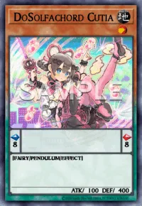 DoSolfachord Cutia, Yu-Gi-Oh! card, EARTH