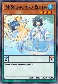 MiSolfachord Eliteia, Yu-Gi-Oh! card, WATER