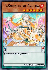 LaSolfachord Angelia, Yu-Gi-Oh! card, FIRE