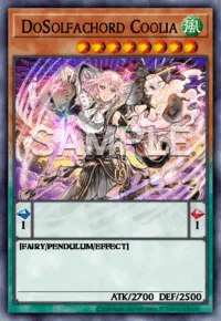 DoSolfachord Coolia, Yu-Gi-Oh! card, WIND
