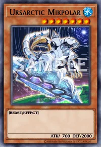 Ursarctic Mikpolar, Yu-Gi-Oh! card, WATER