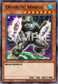 Ursarctic Mikbilis, Yu-Gi-Oh! card, WATER