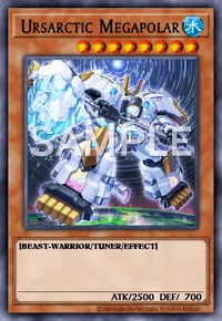 Ursarctic Megapolar, Yu-Gi-Oh! card, WATER