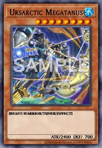 Ursarctic Megatanus, Yu-Gi-Oh! card, WATER