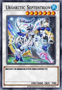 Ursarctic Septentrion, Yu-Gi-Oh! card, WATER