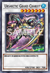 Ursarctic Grand Chariot, Yu-Gi-Oh! card, WATER