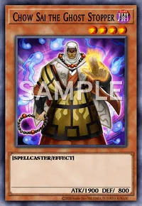 Chow Sai the Ghost Stopper, Yu-Gi-Oh! card, DARK