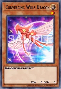 Converging Wills Dragon, Yu-Gi-Oh! card, LIGHT
