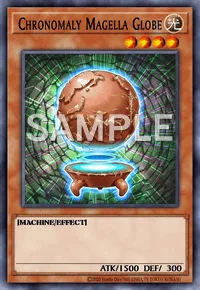 Chronomaly Magella Globe, Yu-Gi-Oh! card, LIGHT