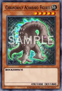 Chronomaly Acambaro Figures, Yu-Gi-Oh! card, EARTH