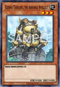 Gizmek Taniguku, the Immobile Intellect, Yu-Gi-Oh! card, EARTH