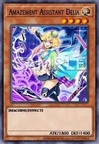 Amazement Assistant Delia, Yu-Gi-Oh! card, LIGHT