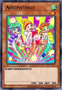 Aeropixthree, Yu-Gi-Oh! card, WIND