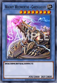 Magikey Mechmortar - Garesglasser, Yu-Gi-Oh! card, EARTH
