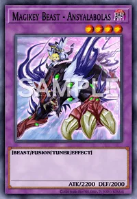Magikey Beast - Ansyalabolas, Yu-Gi-Oh! card, DARK