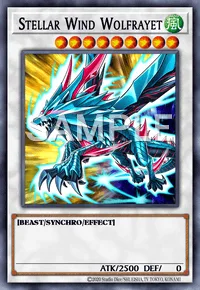 Stellar Wind Wolfrayet, Yu-Gi-Oh! card, WIND