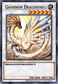 Gaiarmor Dragonshell, Yu-Gi-Oh! card, EARTH