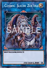 Cosmic Slicer Zer'oll, Yu-Gi-Oh! card, LIGHT